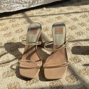 Dolce Vita Women's Nude and Gold Heels